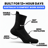 Snuggi Cushioned Work Socks